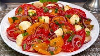 Die leckerste TomatenVorspeise aller Zeiten 🍅 Zaubersalat – einfach und schnell [upl. by Adham]