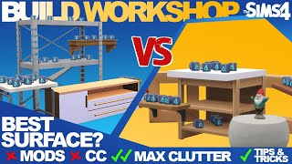 The BEST and WORST Clutter Surfaces  The Sims 4 Building Tutorial  No ModsCC [upl. by Derej]