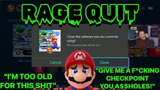 DSP RAGE QUIT Super Mario Bros Wonder Uses Baby Mode And Still FAILS And QUITS 😂😂😂 [upl. by Ramso]