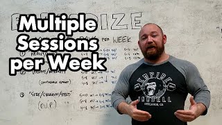 Programming for Multiple Sessions in a Week HeavyLight VolumeIntensity and DUP [upl. by Allin]