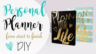 Personal Planner Agenda DIY ♥ [upl. by Adorne]