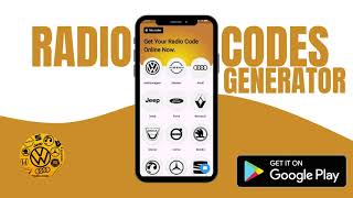 Radio Codes Generator  Radio Unlock Code Retrieval Service [upl. by Sillaw]