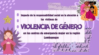 VIOLENCIA CONTRA LA MUJER  GRUPO 4 [upl. by Macfadyn]