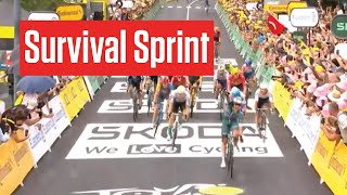 Jasper Philipsen Wins SURVIVAL SPRINT In Chaotic Finish In Stage 11 Of The Tour de France [upl. by Birdella]