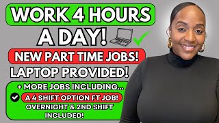 🙌🏾 WORK PART TIME 4 HOURS A DAY  A 4 SHIFT OPTION JOB OVERNIGHT INCLUDED WORK FROM HOME JOB 2024 [upl. by Mayce]