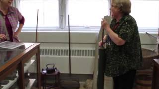 May 17 2016  Arla Budd  Pine County History Museum  Tyler Minnesota  Demo of Vacuum Plunger [upl. by Ocirred]