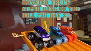 MONSTER TRUCK SUPER KING OF THE HILL 2 DAY 3 MONSTER TRUCK DIECAST DRAG RACING [upl. by Nojid]