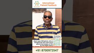 Patient Feedback Meet Isaac who got diagnosed with Trab Glaucoma in Delhi Bharat India glaucoma [upl. by Trow]