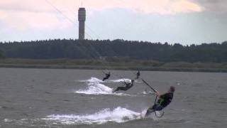 KitingBenny Kitesurfing Rangsdorfer See Flysurfer Speed 3 12 m² [upl. by Naivatco]