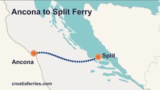 Ancona to Split Ferry [upl. by Eynenihc]