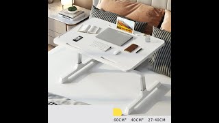 Table de lit multifonction – Pliable avec réglage des hauteurs et des angles pour travailler [upl. by Ielak463]