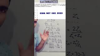 CSIR NET Physics Dec 2023 Electromagnetic Theory Solutions csirnet physics [upl. by Rains414]