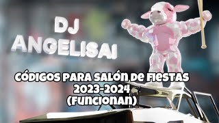 Códigos para salón de fiestas 20232024 brookhavenrp roblox salondefiestas rp fyp [upl. by Bruell]