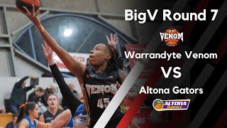 BigV Round 7  Division 1amp2 Women  Warrandyte Venom vs Altona Gators [upl. by Artemus192]