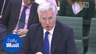 Defence Secretary says air strikes alone cannot defeat IS  Daily Mail [upl. by Affrica]