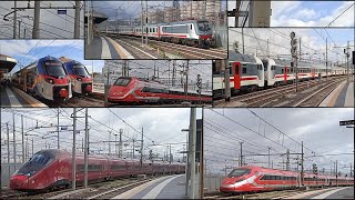 Freccia Rossa Italo Intercity ed Invii a Napoli Gianturco [upl. by Huntley]