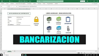 BANCARIZACION  REGISTRO AUXILIAR DE COMPRAS Y VENTAS [upl. by Aissenav]