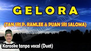 Gelora karaoke P Ramlee amp Saloma [upl. by Ehgit]