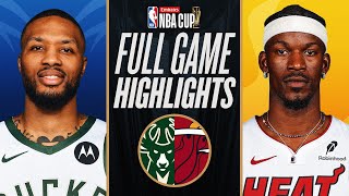 BUCKS at HEAT  EMIRATES NBA CUP 🏆  FULL GAME HIGHLIGHTS  November 26 2024 [upl. by Malet]