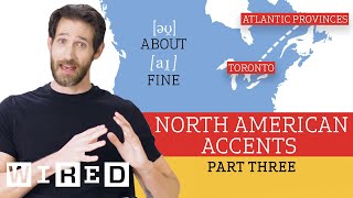 Accent Expert Gives a Tour of North American Accents  Part 3  WIRED [upl. by Olva720]