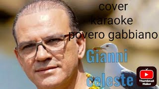 Gianni celeste povero gabbiano cover karaoke [upl. by Nedda]