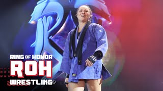 Ronda Rousey has arrived in Ring of Honor  ROH TV 112323 [upl. by Lezley]