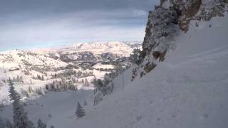 Lone Tree Snowbasin UT GoPro Skiing [upl. by Ttsepmet]