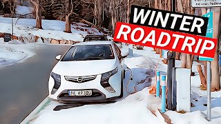 EV Winter Road Trip Karpacz Adventure with the 2012 Opel Ampera 🚗⚡❄️ [upl. by Ahseila]