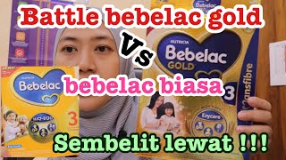 BETTLE BEBELAC GOLD VS BEBELAC BIASA TAHAP 3ALASANKU GANTI SUSU BENERAN ANTI SEMBELIT [upl. by Gaylord849]