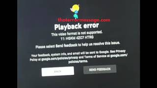 Video format is not supported YouTube TV [upl. by Yehc644]