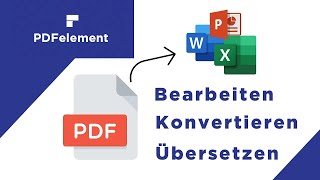 Bestes PDF Programm mit KI 2024 Bearbeiten verkleinern und übersetzen  PDFelement10 [upl. by Allbee]