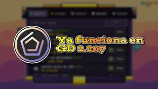 Ya funcionan Algunos mods de Geode en Geometry Dash 2207 [upl. by Franciscka]