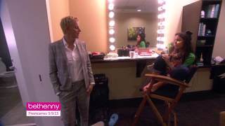 Bethenny Frankel Backstage at Ellen BehindtheScenes Secrets [upl. by Buller]