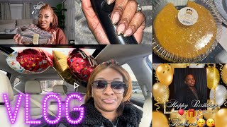 VLOG NEW YEEZY’S  RUNNING ERRANDS FOR HIS BIRTHDAY  NAIL APPOINTMENT  HAUL [upl. by Langsdon]