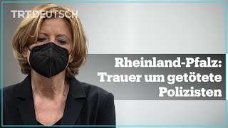 RheinlandPfalz Trauer um getötete Polizisten [upl. by Brice574]