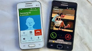 My Cult phone incoming Call Samsung ACE vs Samsung S2 Android 41 [upl. by Castorina]