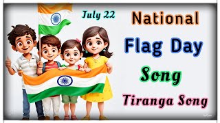 Independence day Song  Patriotic Song  National Flag Day Song Tiranga day Poem  Flag day song [upl. by Odlanyer458]