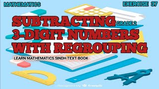 Subtracting 3digit numbers with regrouping 2nd grade [upl. by Rhine964]