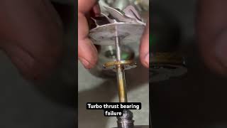 Turbo Thrust Bearing Failure turbo turborepair turbofailure boost k04 k03 vw thrustbearing [upl. by Zoubek450]