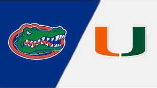 🔥🔥🔥FLORIDA GATORS VS MIAMI HURRICANES 🔥🔥🔥 LIVE STREAM [upl. by Eriam]