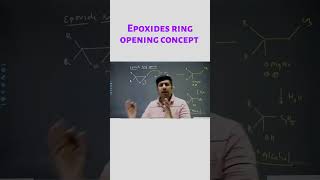 Epoxide ring opening concept chemistry neet neet2024 neetmotivation [upl. by Ecinaj]