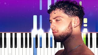 Bazzi  Renees Song Piano tutorial [upl. by Ahsiled]