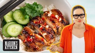 Vietnamese Lemongrass Grilled Chicken Rice Bowl  Marions Kitchen [upl. by Acinimod]