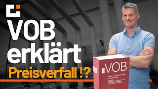 VOB erklärt Preisverfall  Wie du neue Einheitspreise nach ursprünglichem Vertragsende bekommst [upl. by Kariv]