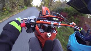 Ktm Exc 125 Wheelie Action [upl. by Elegna]