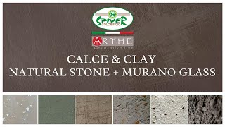 CALCE amp CLAY NATURAL STONE  MURANO GLASS [upl. by Rovner]