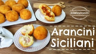 Arancini Siciliani  Ricetta Originale  Arancini alla Carne amp Arancini al Burro [upl. by Aroc]