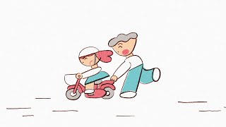 花王 メリット 「はじめて自転車に乗れた日」篇 CM [upl. by Retse]