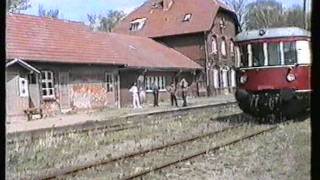 Franzburger Südbahn allerletzte Sonderfahrt am 27 April 1996 [upl. by Cohbert]