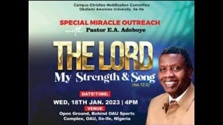 RCCG CAMPUS HOLY GHOST OUTREACH OAU ILEIFETHE LORD MY STRENGTH AND SONG [upl. by Medovich]